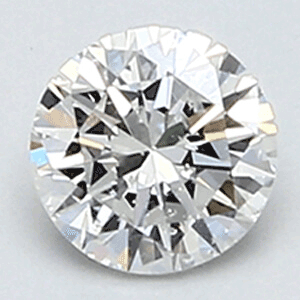 Picture of 0.36 Round natural diamond F SI1, Very Good Cut