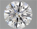 Lab Grown Diamond 1.03 Carats, Round with Ideal Cut, D Color, VS1 Clarity and Certified by IGI