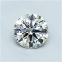 Diamante Natural 0.70 quilates, Redondo , Color G, claridad SI1 y certificado GIA