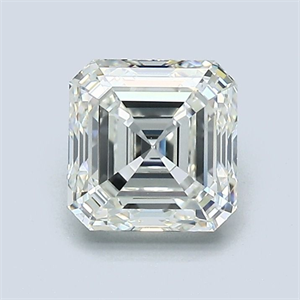 Picture of Natural Diamond 1.22 Carats, Asscher with  Cut, J Color, VS1 Clarity and Certified by GIA