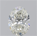 Natural Diamond 1.50 Carats, Oval with  Cut, J Color, SI1 Clarity and Certified by GIA