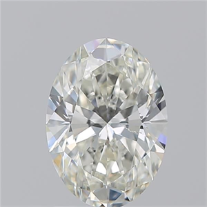 Picture of Natural Diamond 1.50 Carats, Oval with  Cut, J Color, SI1 Clarity and Certified by GIA