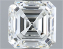 Natural Diamond 1.01 Carats, Asscher with  Cut, G Color, VVS2 Clarity and Certified by IGI