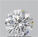 Natural Diamond 1.20 Carats, Round with Excellent Cut, F Color, VVS2 Clarity and Certified by GIA