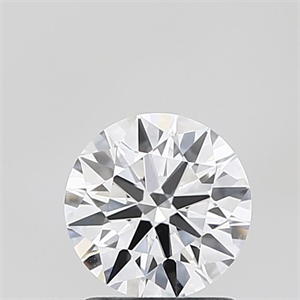Picture of Lab Grown Diamond 1.21 Carats, Round with Ideal Cut, D Color, VVS2 Clarity and Certified by IGI