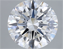 Del inventario de diamantes de laboratorio, 2.52 quilates, Redondo , Color D, claridad VVS2 y certificado GIA