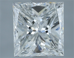 Foto Diamante Natural 2.01 quilates, Princesa , Color G, claridad SI1 y certificado GIA de