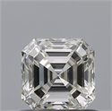 Natural Diamond 0.70 Carats, Asscher with  Cut, F Color, VVS1 Clarity and Certified by IGI