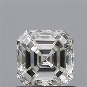 Foto Diamante Natural 0.70 quilates, Asscher , Color F, claridad VVS1 y certificado IGI de
