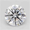 Lab Grown Diamond 1.04 Carats, Round with Ideal Cut, D Color, VVS2 Clarity and Certified by IGI