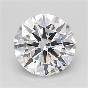 Picture of Lab Grown Diamond 1.04 Carats, Round with Ideal Cut, D Color, VVS2 Clarity and Certified by IGI