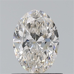 Picture of Natural Diamond 0.60 Carats, Oval with  Cut, H Color, VVS1 Clarity and Certified by GIA