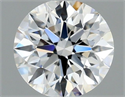 Natural Diamond 0.40 Carats, Round with Excellent Cut, E Color, VVS1 Clarity and Certified by GIA