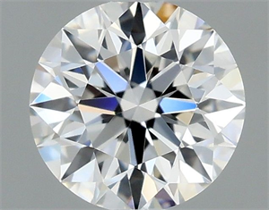 Picture of Natural Diamond 0.40 Carats, Round with Excellent Cut, E Color, VVS1 Clarity and Certified by GIA