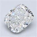 Natural Diamond 3.01 Carats, Cushion with  Cut, I Color, VS2 Clarity and Certified by GIA