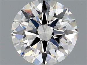 Picture of Natural Diamond 0.40 Carats, Round with Excellent Cut, F Color, VVS1 Clarity and Certified by GIA