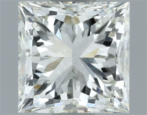 Picture of Natural Diamond 1.50 Carats, Princess with  Cut, J Color, VVS2 Clarity and Certified by IGI