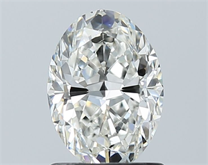 Picture of Natural Diamond 1.20 Carats, Oval with  Cut, H Color, SI1 Clarity and Certified by GIA