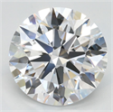 Lab Grown Diamond 3.67 Carats, Round with Ideal Cut, D Color, IF Clarity and Certified by IGI