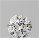 Natural Diamond 0.70 Carats, Round with Very Good Cut, H Color, SI2 Clarity and Certified by GIA