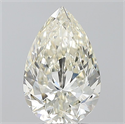 Natural Diamond 2.00 Carats, Pear with  Cut, I Color, SI2 Clarity and Certified by IGI