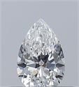 Diamante Natural 0.30 quilates, De pera , Color F, claridad VVS1 y certificado GIA