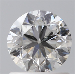 Picture of Natural Diamond 0.91 Carats, Round with Very Good Cut, H Color, SI2 Clarity and Certified by GIA