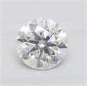 Natural Diamond 0.80 Carats, Round with Very Good Cut, D Color, SI2 Clarity and Certified by IGI