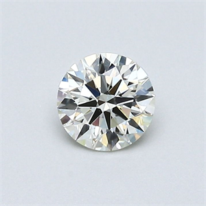 Picture of Natural Diamond 0.40 Carats, Round with Excellent Cut, L Color, VVS1 Clarity and Certified by GIA