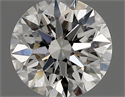Natural Diamond 0.73 Carats, Round with Excellent Cut, D Color, VVS1 Clarity and Certified by IGI