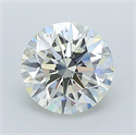 Diamante Natural 1.04 quilates, Redondo , Color K, claridad VS2 y certificado GIA