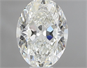 Natural Diamond 1.01 Carats, Oval with  Cut, H Color, VVS1 Clarity and Certified by IGI