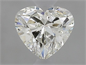 Natural Diamond 0.58 Carats, Heart with  Cut, I Color, IF Clarity and Certified by IGI