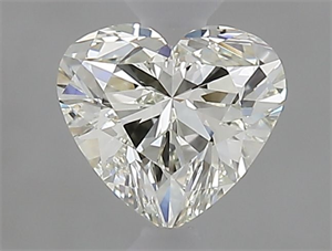 Picture of Natural Diamond 0.58 Carats, Heart with  Cut, I Color, IF Clarity and Certified by IGI
