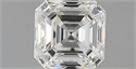 Natural Diamond 0.90 Carats, Asscher with  Cut, G Color, IF Clarity and Certified by IGI