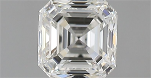 Picture of Natural Diamond 0.90 Carats, Asscher with  Cut, G Color, IF Clarity and Certified by IGI