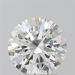 Picture of Natural Diamond 1.50 Carats, Round with Excellent Cut, H Color, VS2 Clarity and Certified by GIA