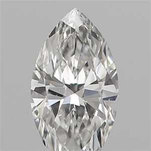Picture of Natural Diamond 0.17 Carats, Marquise with  Cut, G Color, VVS2 Clarity and Certified by IGI