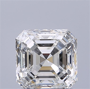 Picture of Natural Diamond 1.02 Carats, Asscher with  Cut, H Color, VVS1 Clarity and Certified by GIA
