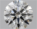 Diamante Natural 0.50 quilates, Redondo , Color H, claridad VVS2 y certificado GIA