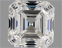Natural Diamond 2.00 Carats, Asscher with  Cut, E Color, VS2 Clarity and Certified by GIA