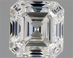 Picture of Natural Diamond 2.00 Carats, Asscher with  Cut, E Color, VS2 Clarity and Certified by GIA