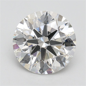 Picture of Lab Grown Diamond 2.53 Carats, Round with Ideal Cut, G Color, VS1 Clarity and Certified by IGI