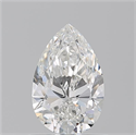 Natural Diamond 0.90 Carats, Pear with  Cut, F Color, SI1 Clarity and Certified by GIA