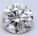 1.02 Carats, Round natural Diamond with Ideal Cut, H Color, VVS2 Clarity and Certified by CGL
