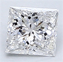 0,20 quilates, diamante princesa con muy buen corte, color E, claridad VVS2 y certificado por CGL