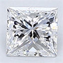 0.22 quilates, diamante princesa con muy buen corte, color E, claridad VVS1 y certificado por CGL