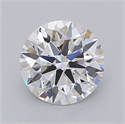 Del inventario de diamantes de laboratorio, 1.53 quilates, Redondo , Color E, claridad VVS2 y certificado IGI