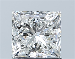 Picture of Natural Diamond 1.01 Carats, Princess with  Cut, H Color, VS2 Clarity and Certified by GIA
