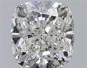 Picture of Natural Diamond 3.81 Carats, Cushion with  Cut, J Color, SI1 Clarity and Certified by GIA